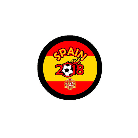 2018 Spain 2.25" Pinback Button Pin Brooch Football Soccer