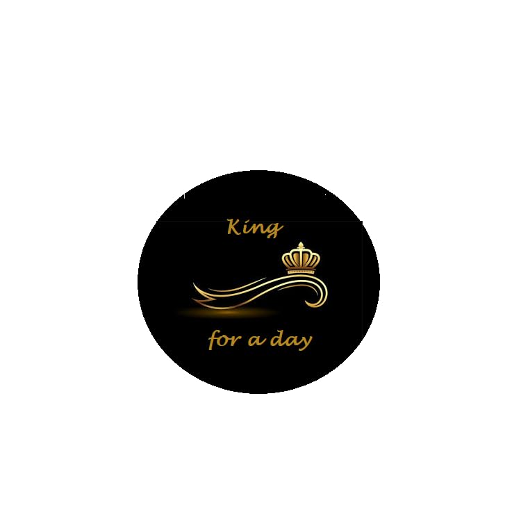 2.25-inch King for a Day Pin Pinback Button Badge Brooch Default Title