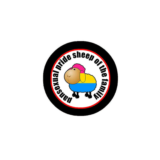 Pansexual Pride Sheep of the Family Pinback 1.25-inch Default Title