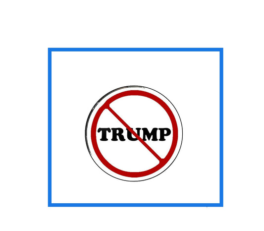 3ZLady Design 10 Pcs Anti Trump No Trump Pinback Button Pin 1.25" - Political Metal