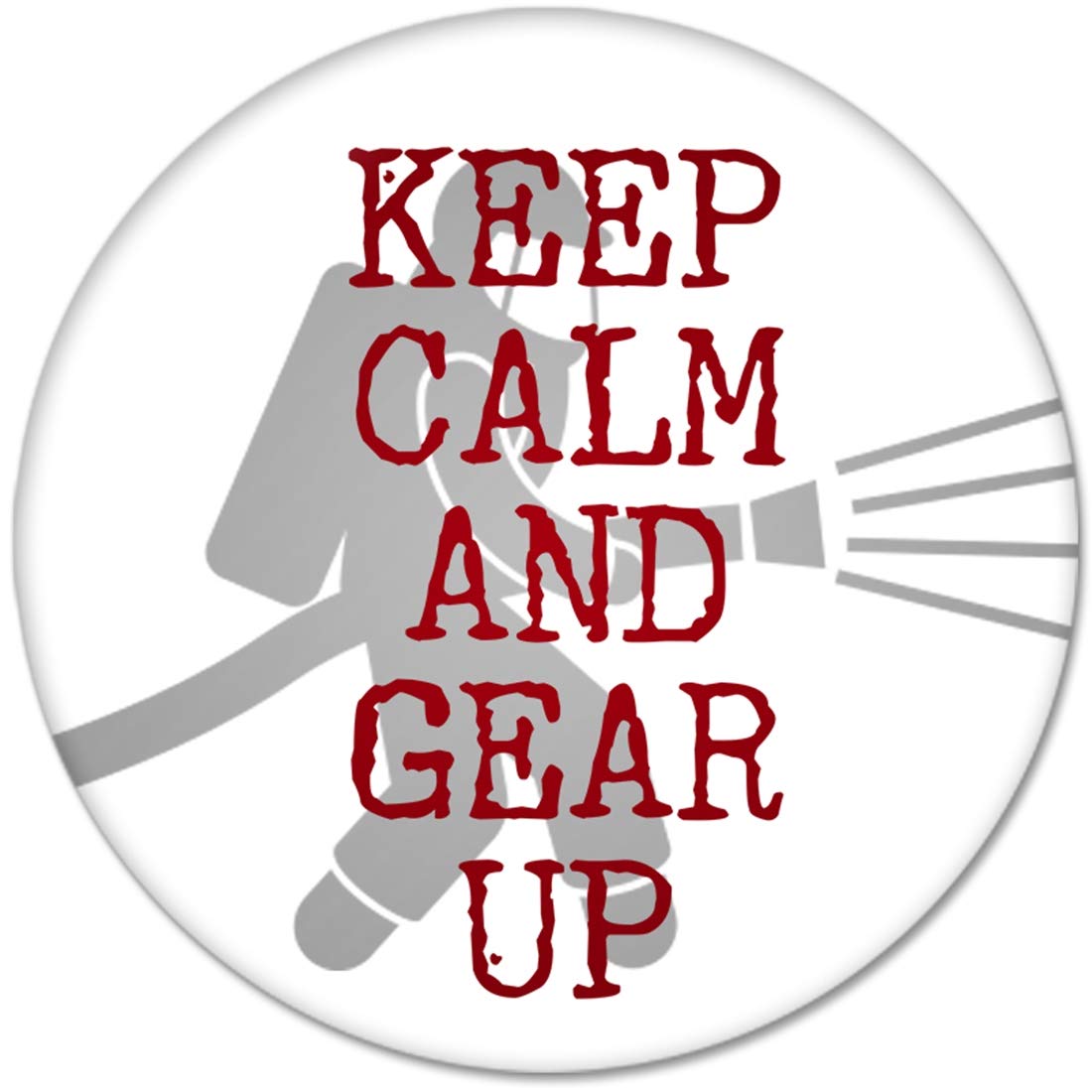 KEEP CALM AND GEAR UP Pinback 2.25-inch Default Title