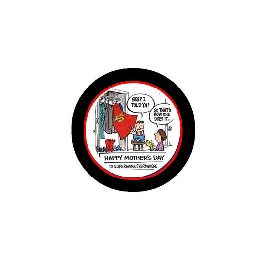 Mother's Day Pinback Badge 2.25-inch v2 Default Title