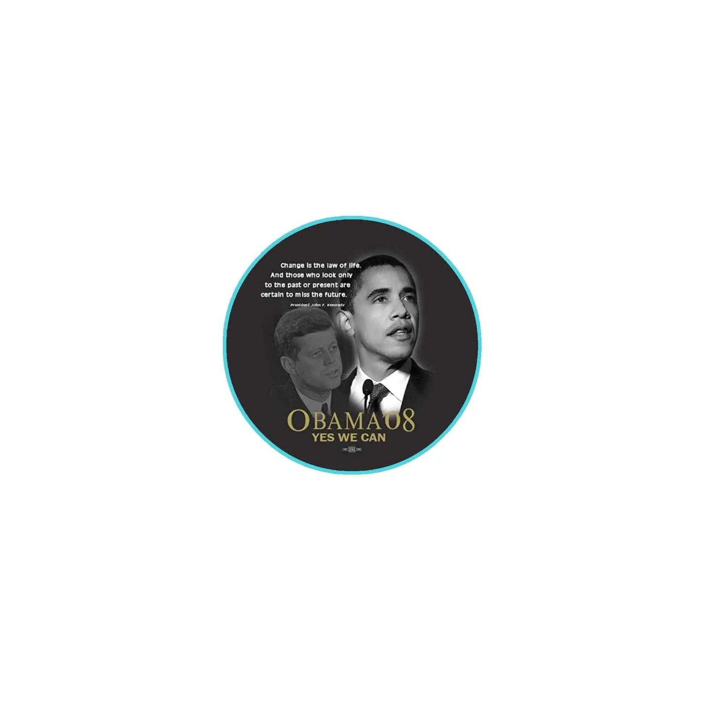 Obama 2018 Kennedy 2.25-inch Pinback Badge Pin Back Default Title
