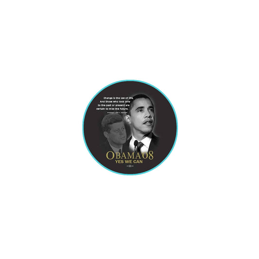 Obama 2018 Kennedy 2.25-inch Pinback Badge Pin Back plus one random lanyard