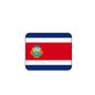 Costa Rica flag mousepad, red/white/blue with crest emblem