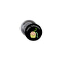 Happy Halloween pinback button (2.25-inch), black with cupcake icon and “happy halloween”