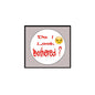 2.25-inch pinback button: red “Do I look bothered?” text with emoji