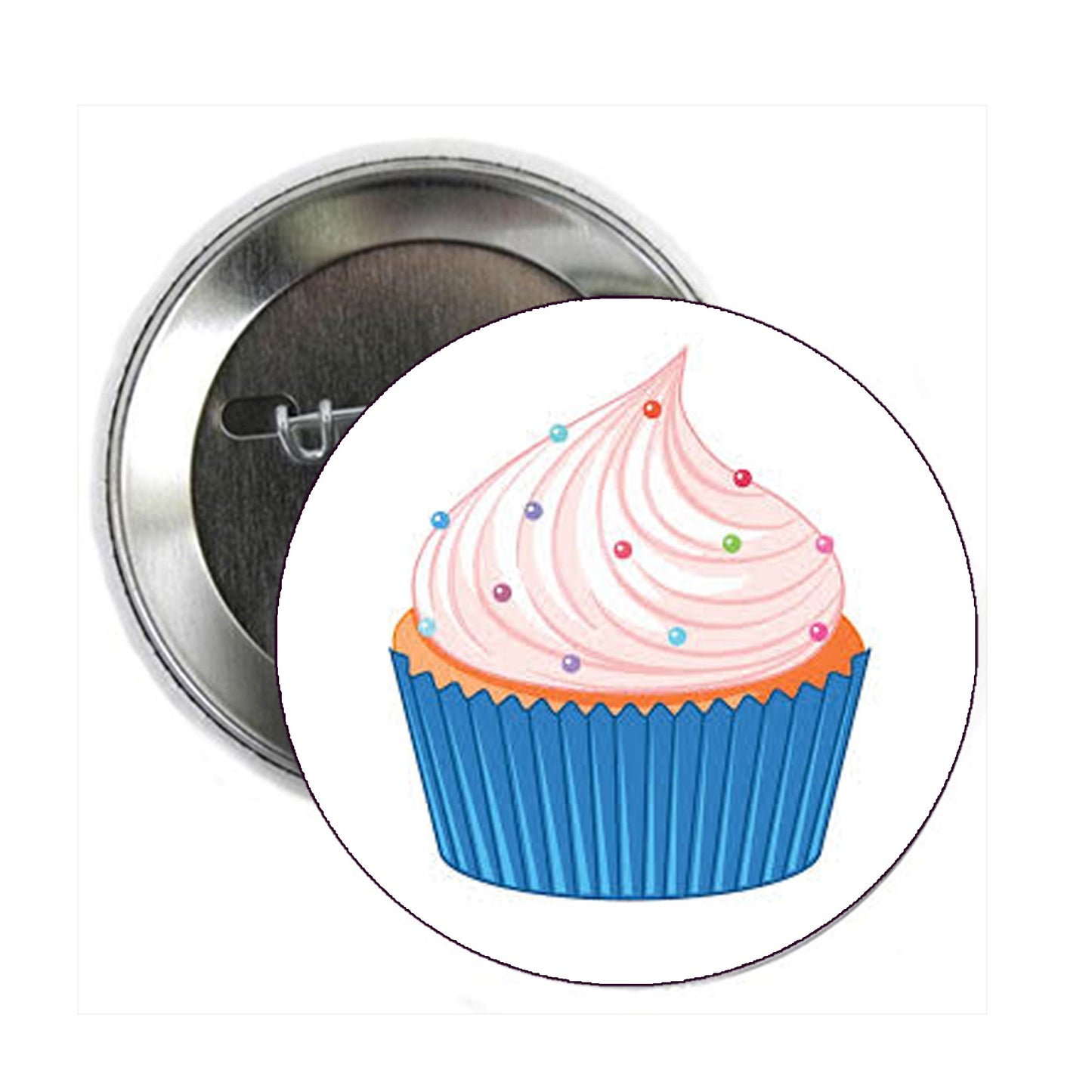Cupcakes Pinback 1.25" (4 Pcs)