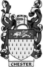 Chester family crest coat of arms magnet with shield and 'CHESTER' text