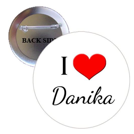 Pin "Amo a Danika" de 1,25"