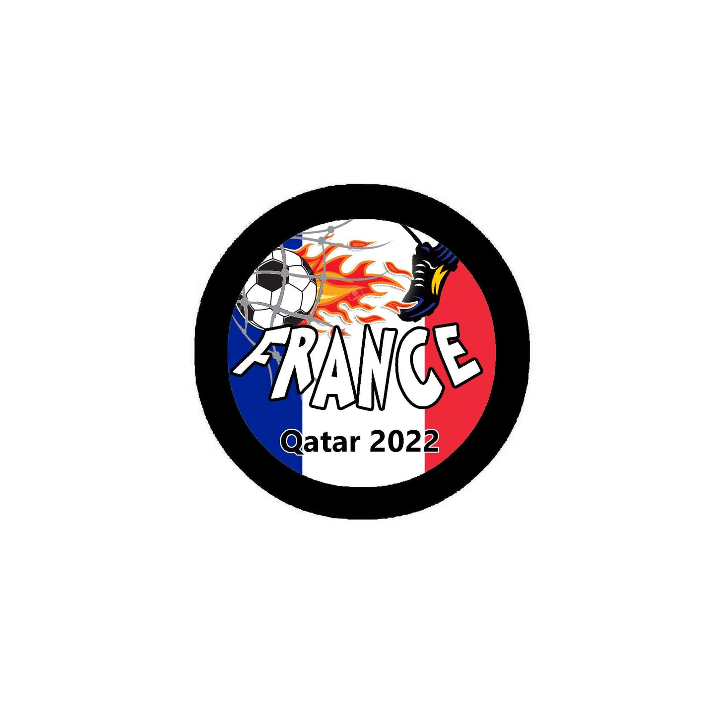 Pin de fútbol de Francia de 2,25" 2018