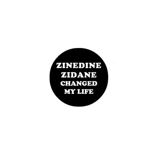 Zinedine Zidane a changé ma vie Pinback 2.25" Sports