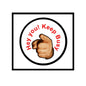 2.25-inch pinback badge with circular fist design and red "Keep Busy" text