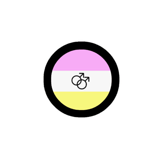 Twink Pride Flag Badge 2.25" Pinback or Jackets, Backpacks, etc.