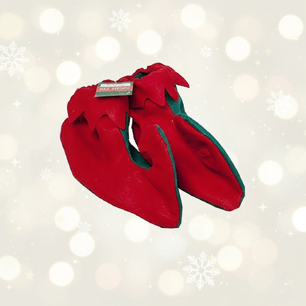 3 Pairs Christmas Xmas Elf Shoes Costume Default Title