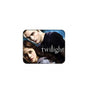 Rectangular rounded-edge Twilight-themed color mouse pad with couple portrait print