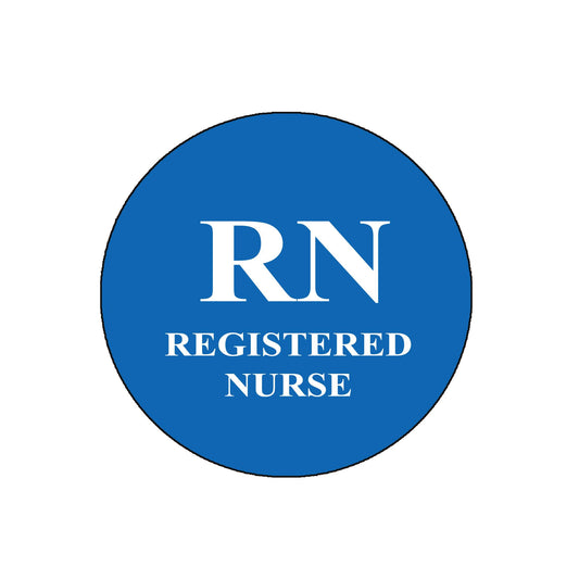 Registered Nurse RN Badge Reels Cute Felt Retractable Badge Reels 1.45-inch Full