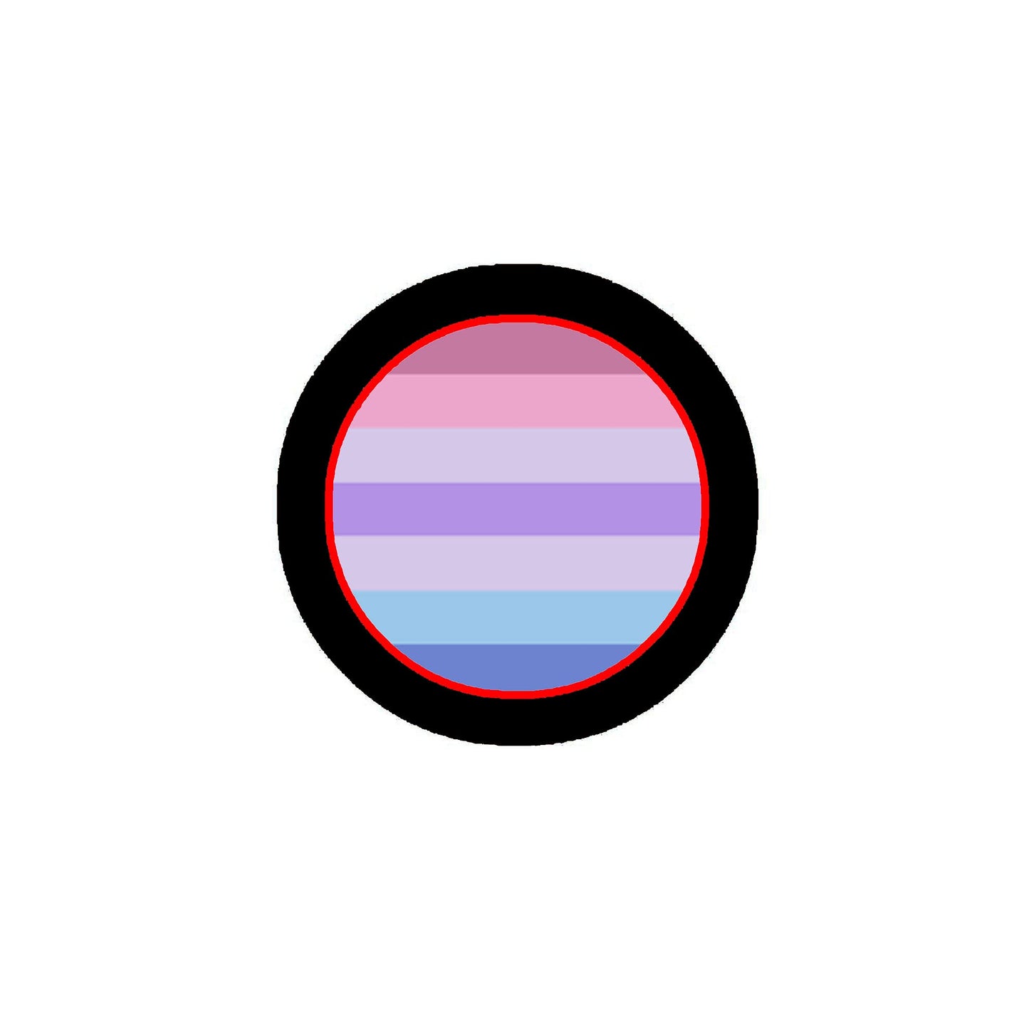 Bigender Pride Flag 2.25" Pinback or Jackets, Backpacks, etc.