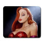 Jessica Rabbit portrait mouse pad with rounded corners and glossy print