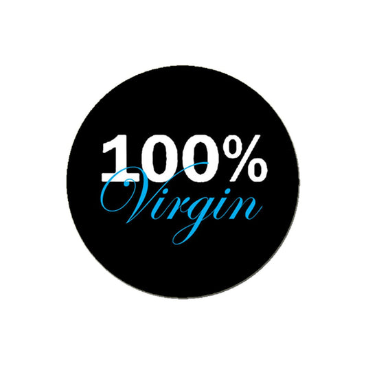 100% Virgin Button Pinback Button Pin 1.25"