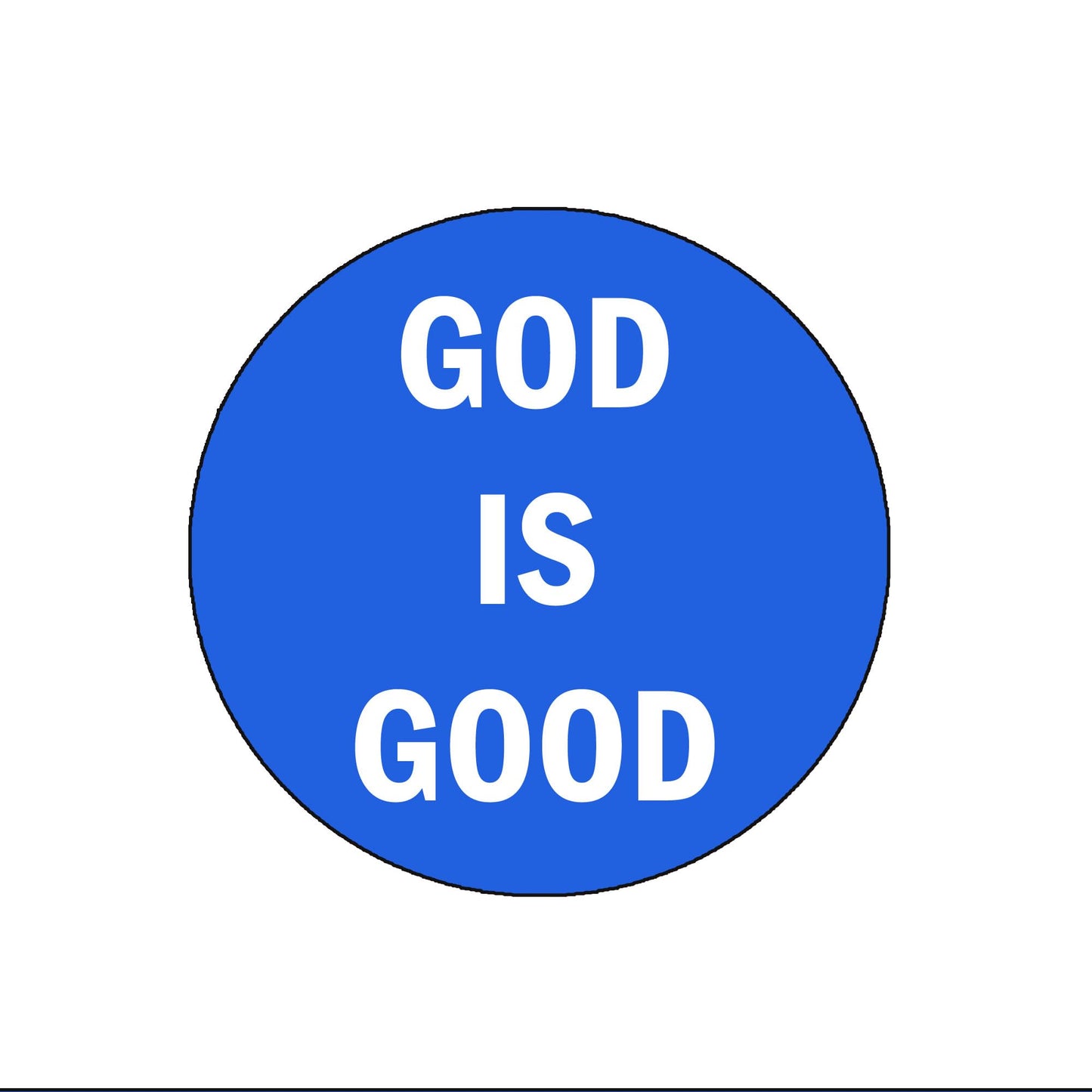 10 Pcs God is Good 2.25" Pinback for Jackets, Backpacks, etc.