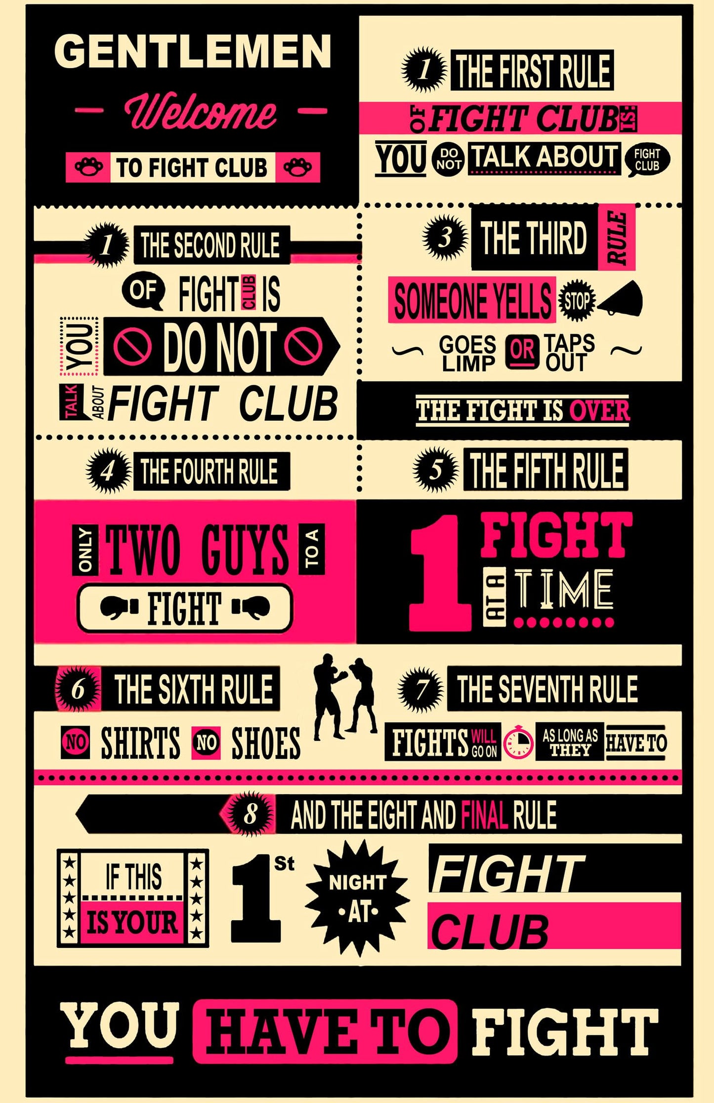 Flight Club Poster 11 x 17 Default Title