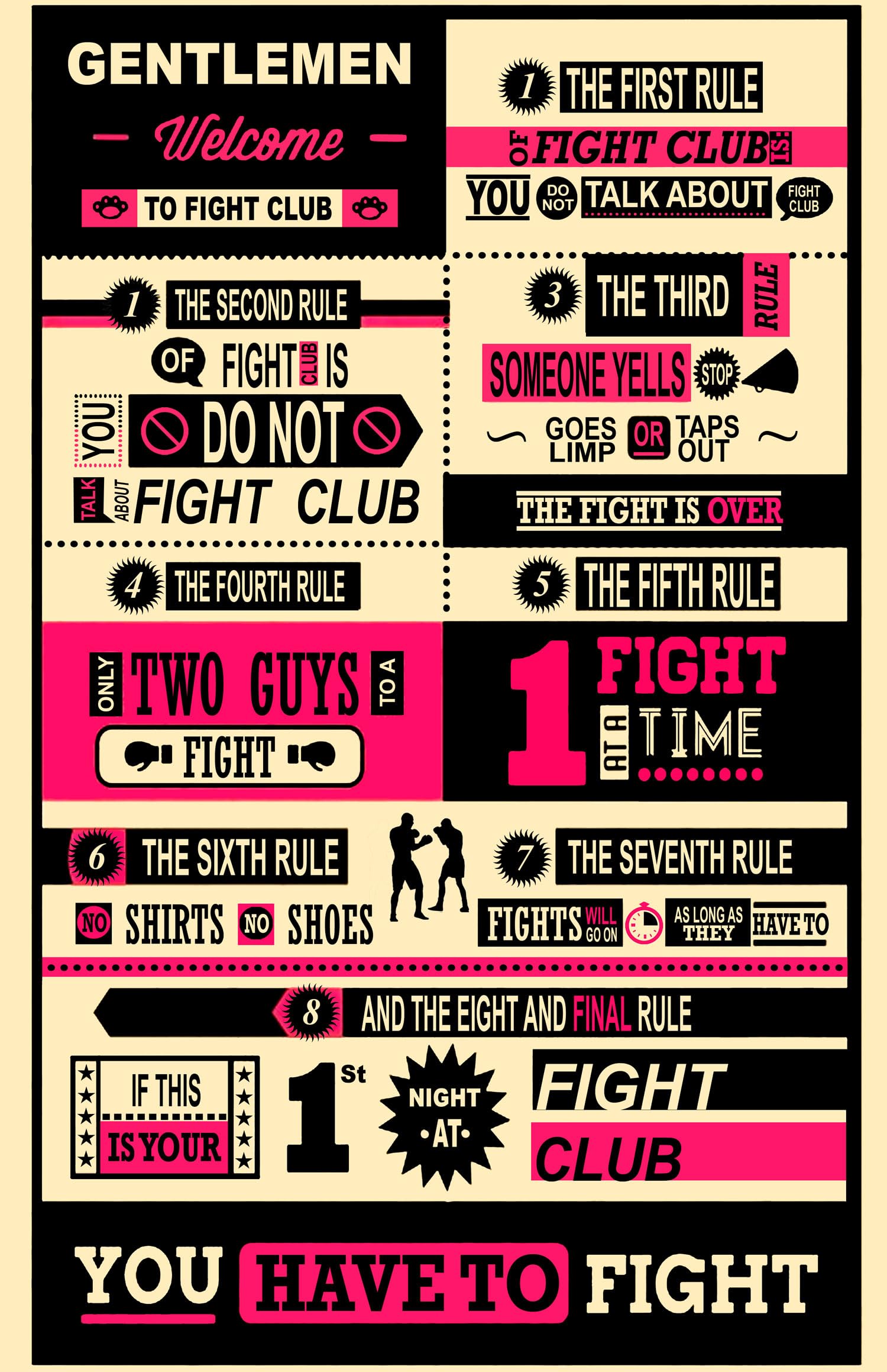 Flight Club Poster 11 x 17 Default Title