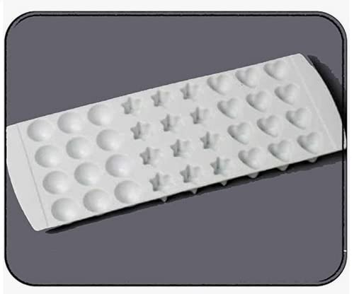 72 Pcs Set. Ice Cube Tray Heart, Star, Circle shapes party essential Bulk Default Title