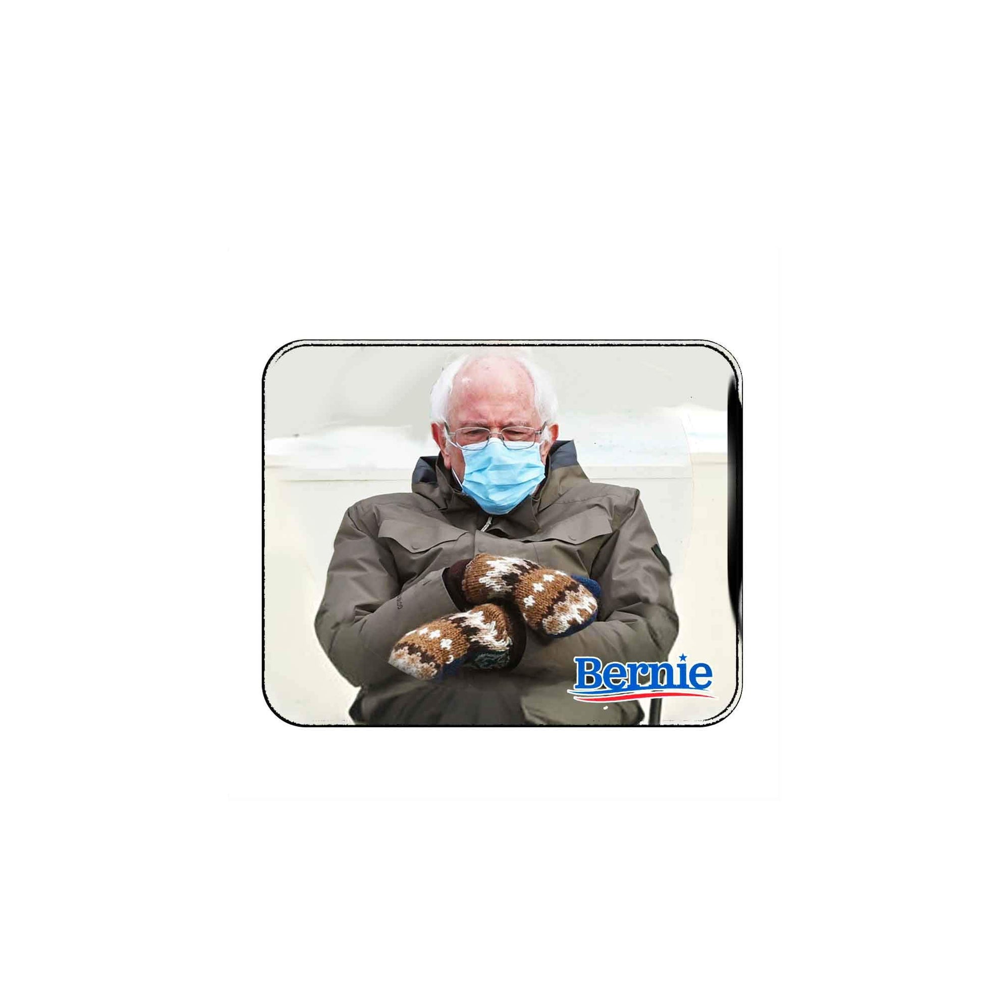 Bernie Feel The Bern Funny Inauguration Moment Mousepad. Default Title