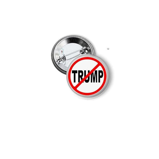 100 Pcs Mini 1.25" Political Anti Trump No Trump Pinback Button Pin Brooch for Jackets, Backpacks, Hats