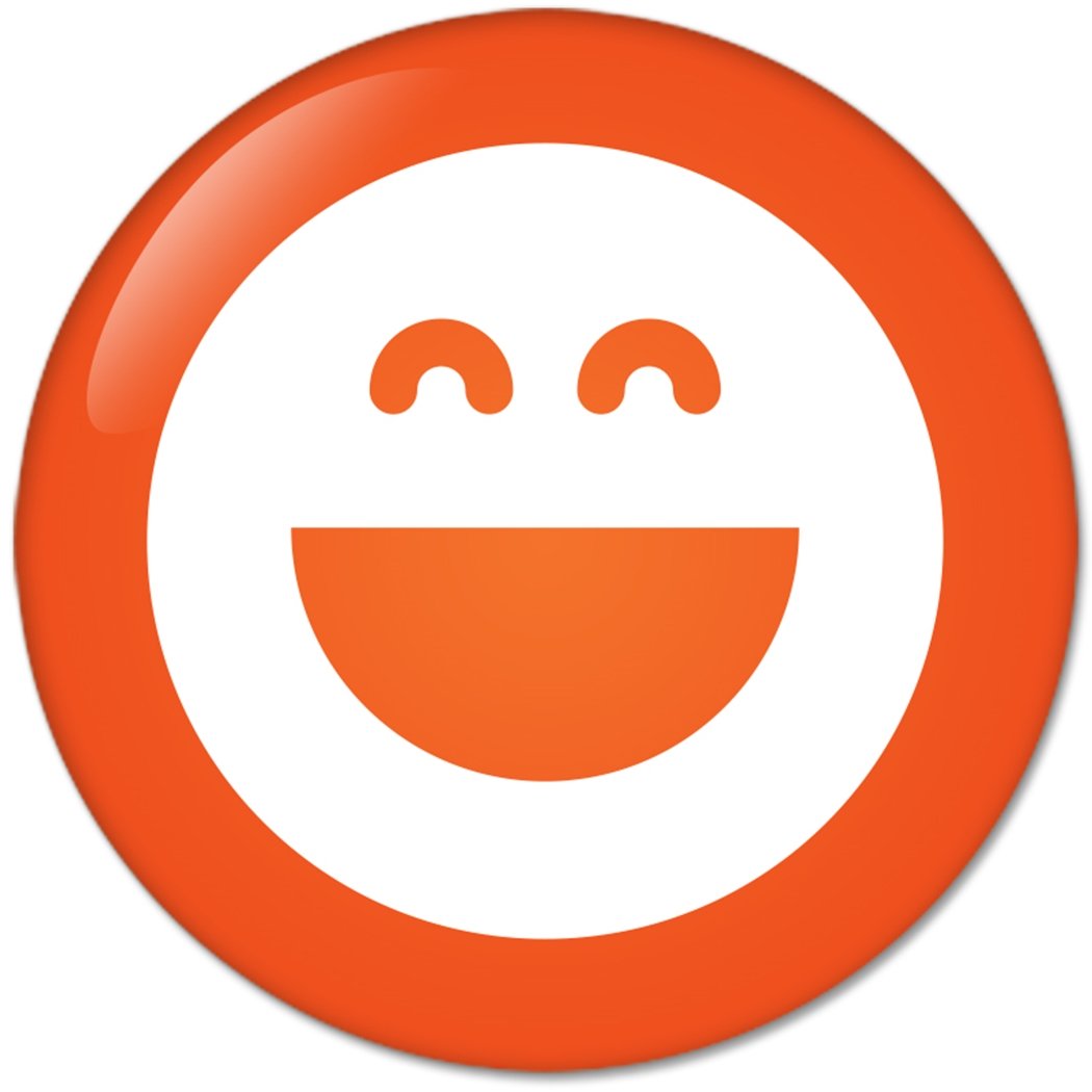 Face Emoticon Icon no.3 : Pinback Buttons 1.25 Inch (32mm) Default Title