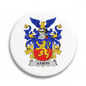 Aaron Family Crest Coat of Arms Pinback 3-inch - My Pinbacks