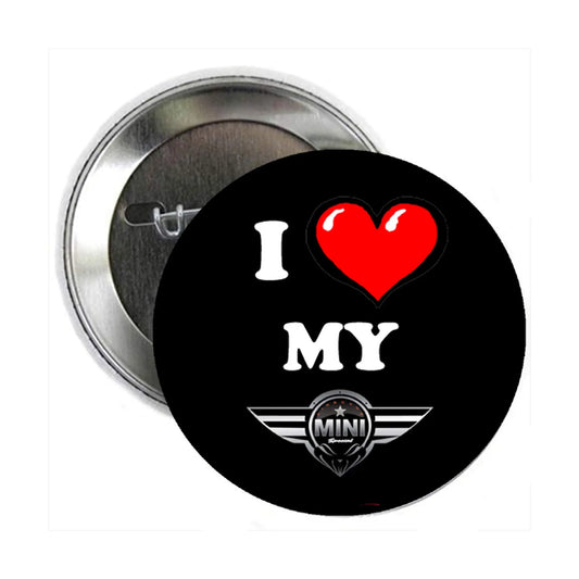 I Love my Mini C Pinback 2.25-inch Please Default Title