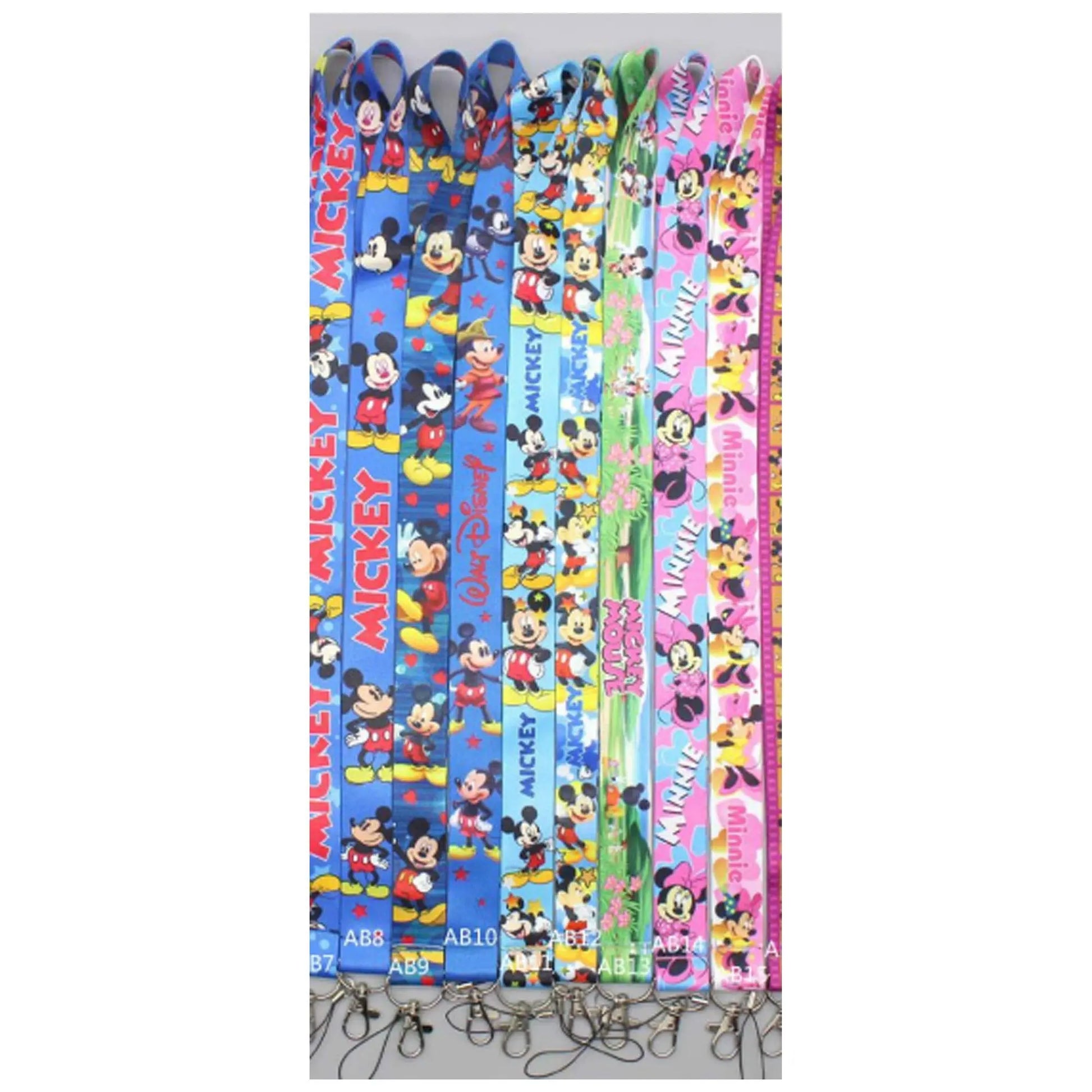 Cartoon Assorted Styles Colors Lanyards 4 Pcs Default Title