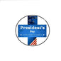 President's Day USA pinback button with blue star cross and 'President's Day' text