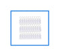 Clear acrylic photo insert keyrings with split rings, blank rectangular frames (set of many)