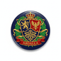 Abdalla Family Crest Coat of Arms Pinback 3-inch - My Pinbacks
