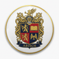 Abisch Family Crest Coat of Arms Pinback 3-inch - My Pinbacks