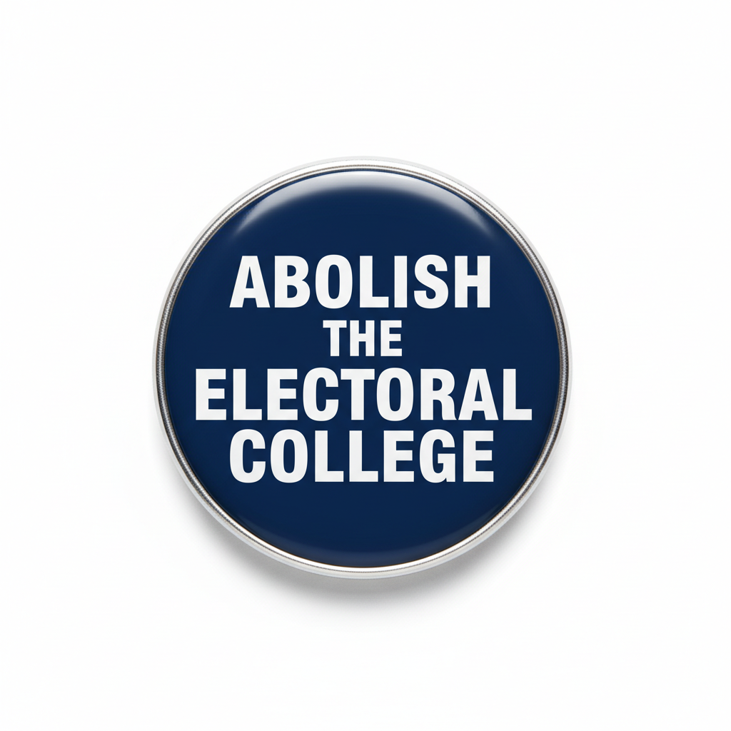 Abolish the Electoral College Pinback 2.25-inch