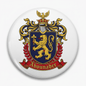 Abounader Family Crest Coat of Arms Pinback 3-inch - My Pinbacks