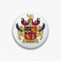 Abrams Family Crest Coat of Arms Pinback 3-inch - My Pinbacks