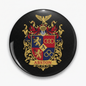 Abston Family Crest Coat of Arms Pinback 3-inch - My Pinbacks