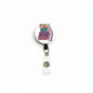 Retractable badge reel with circular badge reading "I've got your back"