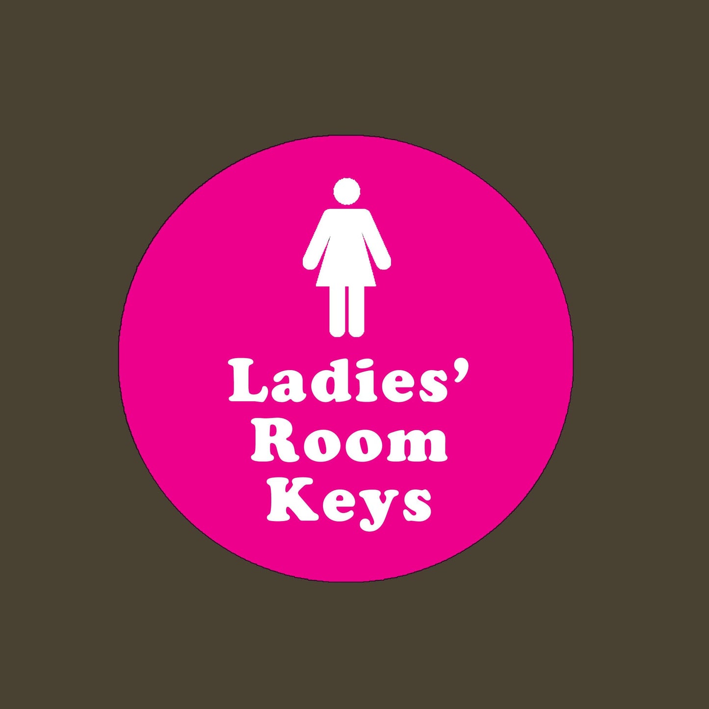 Ladies Room Keys 2.25-inch Bottle Opener Keychain Default Title