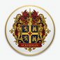 Ackerman Family Crest Coat of Arms Pinback 3-inch - My Pinbacks