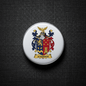 Ackerson Family Crest Coat of Arms Pinback 3-inch - My Pinbacks