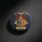 Acosta Family Crest Coat of Arms Pinback 3-inch - My Pinbacks