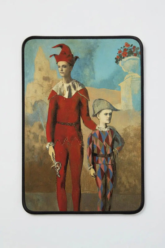 Acrobate et jeune arlequin -Acrobat and Young Harlequin- Mousepad - My Pinbacks