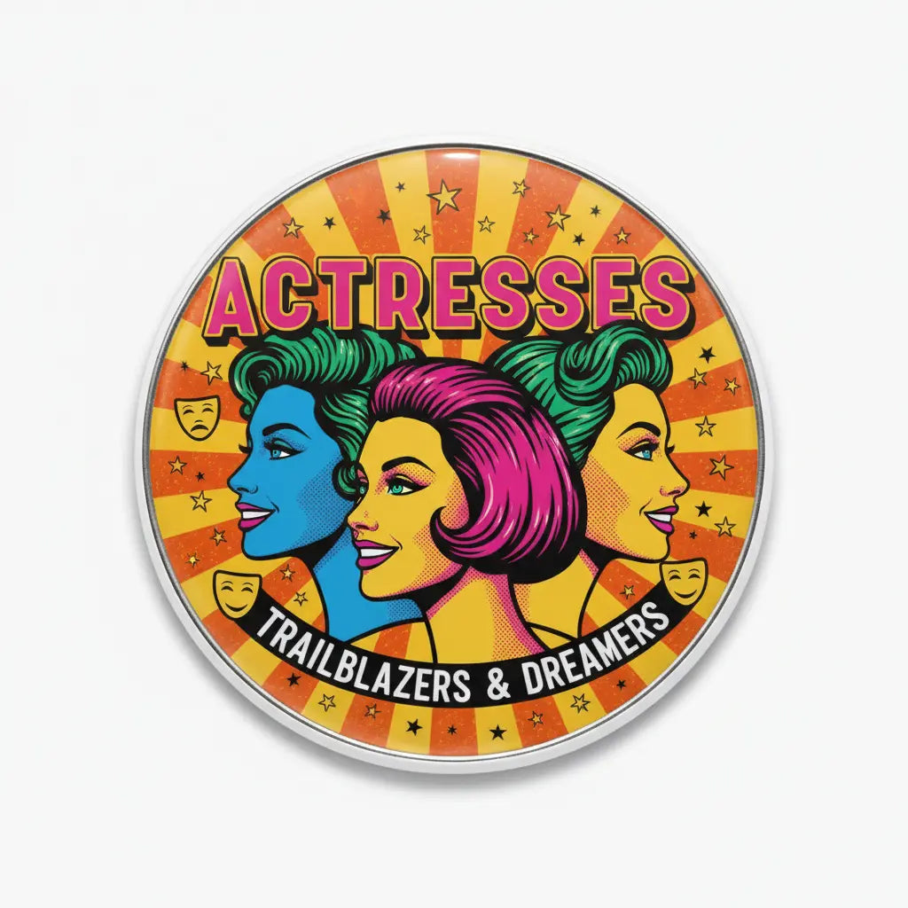 Actress Pinback 2.25-inch