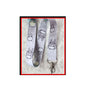 Gray lanyard keychain holder with Totoro-style character print and metal keyring clasp